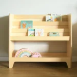 Montessori polica/knjižna omara iz lesa FSC • oaza